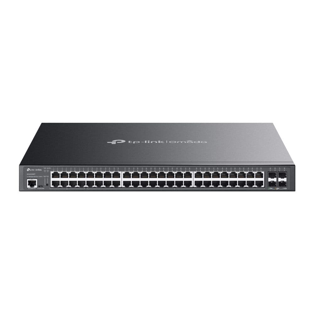 SG3452XMPP - Omada 48-Port Gigabit and 4-Port 10GE SFP+ L2+ Managed Switch with 40-Port PoE+ & 8-Port PoE++