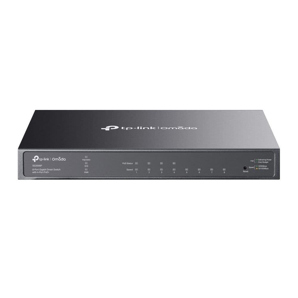 SG2008P - Omada 8-Port Gigabit Smart Switch with 4-Port PoE+