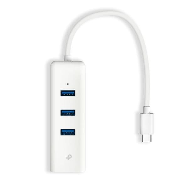 UE330C - USB Type-C 3-Port Hub & Gigabit Ethernet Adapter