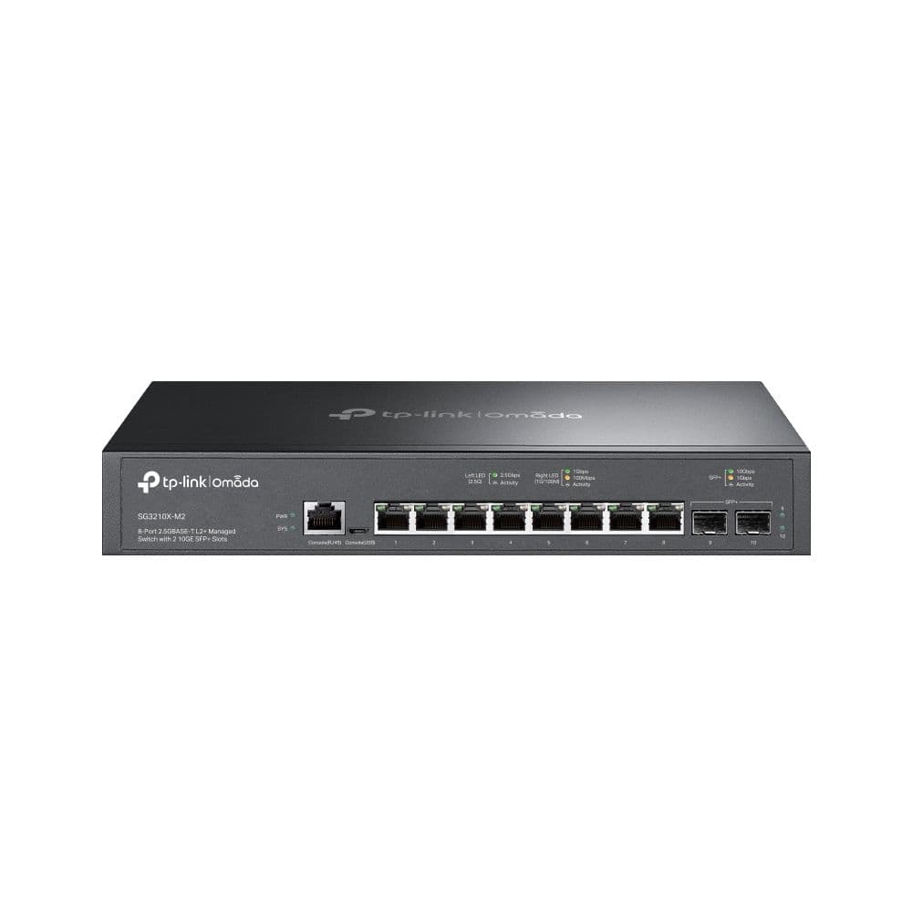 SG3210X M2 - Omada 8-Port 2.5G L2+ Managed Switch